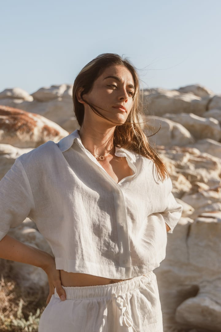 Kavala Shirt - Ivory