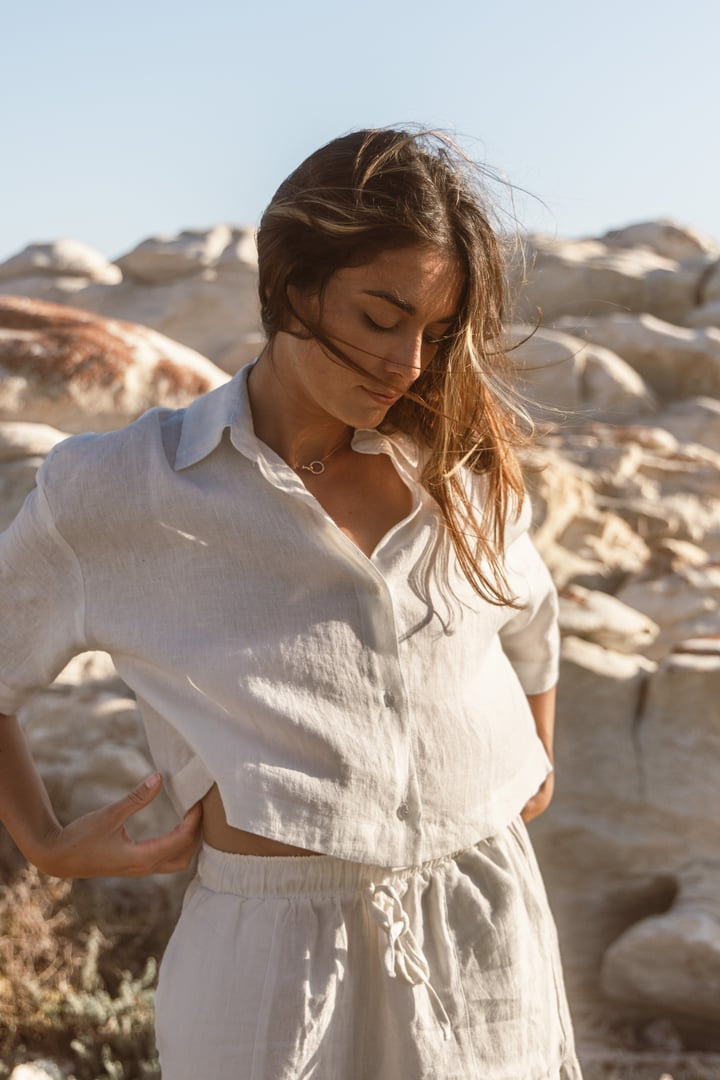 Kavala Shirt - Ivory